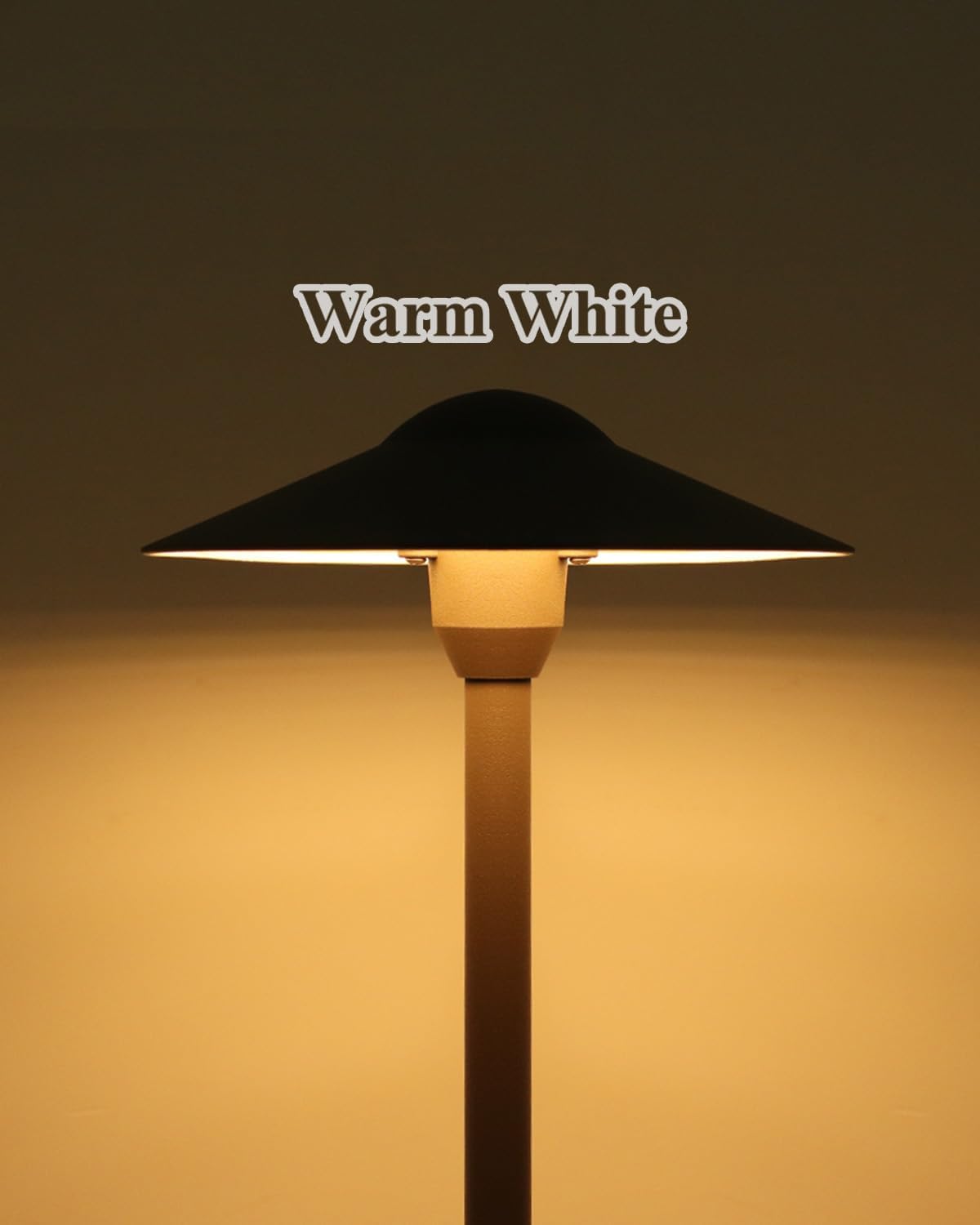 Low Voltage Landscape Path Lights, Aluminum Pathway Area Light, Replaceable 3W Warm White G4 LED Bulb, Extended Pole and Stake Included for Low Voltage Landscape Lighting, 2-Pack