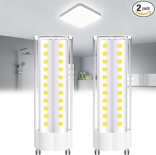 GU24 LED Bulb 5000K Daylight T2 Mls18guww GU24 LED Light Bulb 1600lm 120V Replace CFL Twist-in 2 Prong 18W 23W Fluorescent Light 100W Incandescent Replacement 4-Count