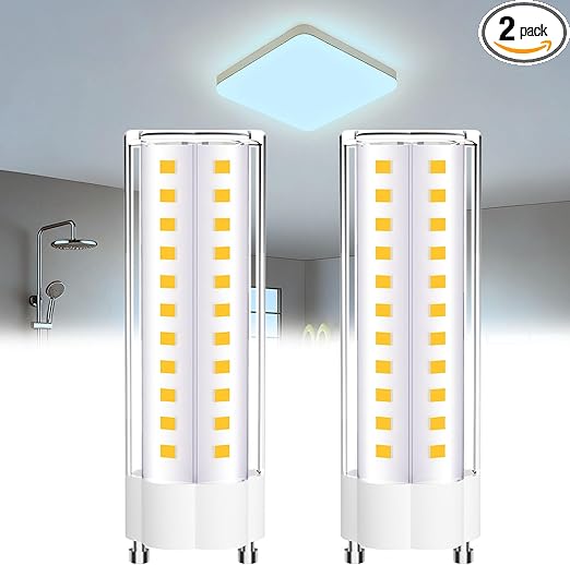 GU24 LED Bulb 5000K Daylight T2 Mls18guww GU24 LED Light Bulb 1600lm 120V Replace CFL Twist-in 2 Prong 18W 23W Fluorescent Light 100W Incandescent Replacement 4-Count