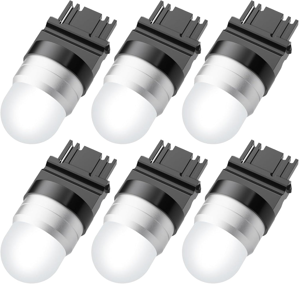 3156 LED Bulb S8 Wedge LED Bulb, 12V 24V 2W 3156 S8 Landscape Light Bulbs for Outdoor Pathway Driveway Lights, 15W Halogen Bulbs Replacement Warm White 2700K 6-Count