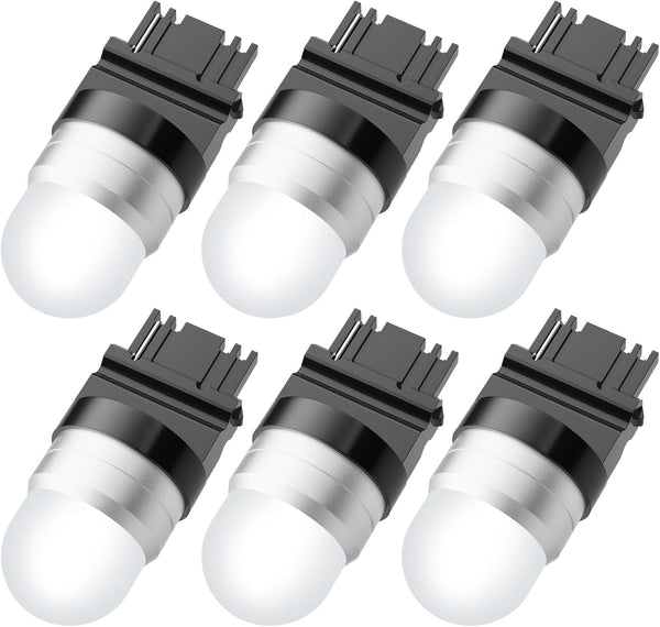 3156 LED Bulb S8 Wedge LED Bulb, 12V 24V 2W 3156 S8 Landscape Light Bulbs for Outdoor Pathway Driveway Lights, 15W Halogen Bulbs Replacement Warm White 2700K 6-Count