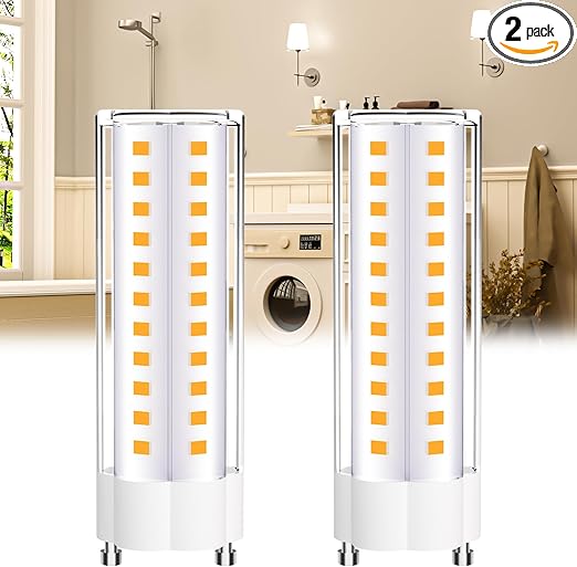 GU24 LED Bulb 5000K Daylight T2 Mls18guww GU24 LED Light Bulb 1600lm 120V Replace CFL Twist-in 2 Prong 18W 23W Fluorescent Light 100W Incandescent Replacement 4-Count