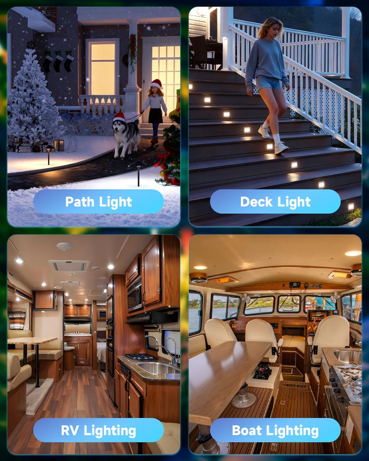 T5 Wedge Base LED Bulb 12V 1.5W T5 T10 Wedge Base LED Landscape Lights for 194 921 T10 7W 11 Watt Landscape Light Bulbs RV Camper Motorhome Dome Light 2700K Warm White 10-Count