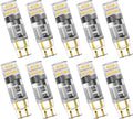 T5 Wedge Base LED Bulb 12V 1.5W T5 T10 Wedge Base LED Landscape Lights for 194 921 T10 7W 11 Watt Landscape Light Bulbs RV Camper Motorhome Dome Light 2700K Warm White 10-Count