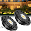 PAR36 LED Bulb 12V - 24V 10W IP67 PAR36 LED Landscape Bulb 2700K 850lm 75W/50W Traditional Low Voltage Landscape Spotlight Replacement G53 Base Flood Light/RV/Track Light Warm White 2-Pack