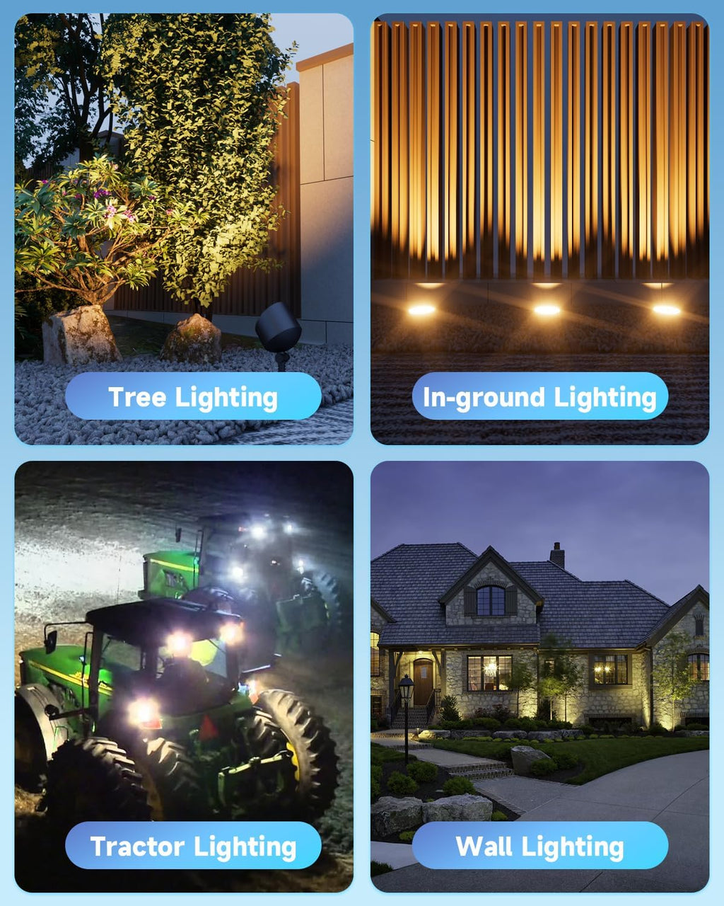 PAR36 LED Bulb 12V - 24V 10W IP67 PAR36 LED Landscape Bulb 2700K 850lm 75W/50W Traditional Low Voltage Landscape Spotlight Replacement G53 Base Flood Light/RV/Track Light Warm White 2-Pack